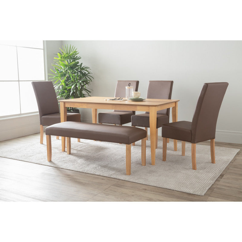 Allergo Dining Table 150cm Timber Dining Table Natural Furniture > Dining > Dining Tables