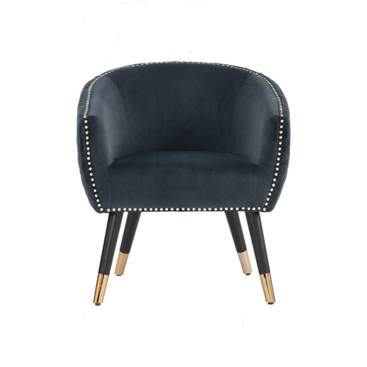 Deniz Lounge Chair Tub Chair Accent Armchair Blue Furniture > Bar Stools & Chairs > Arm Chairs & Recliners