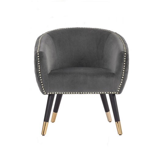 Deniz Lounge Chair Tub Chair Accent Armchair Grey Furniture > Bar Stools & Chairs > Arm Chairs & Recliners