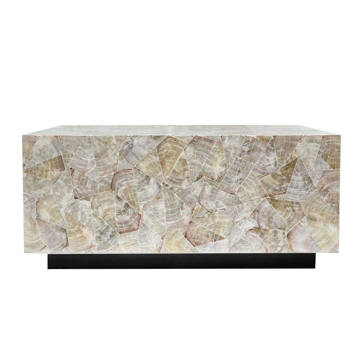 CLUSTER MOTHER OF PEARL HAND MADE COFFEE TABLE Furniture > Living Room > Coffee Tables