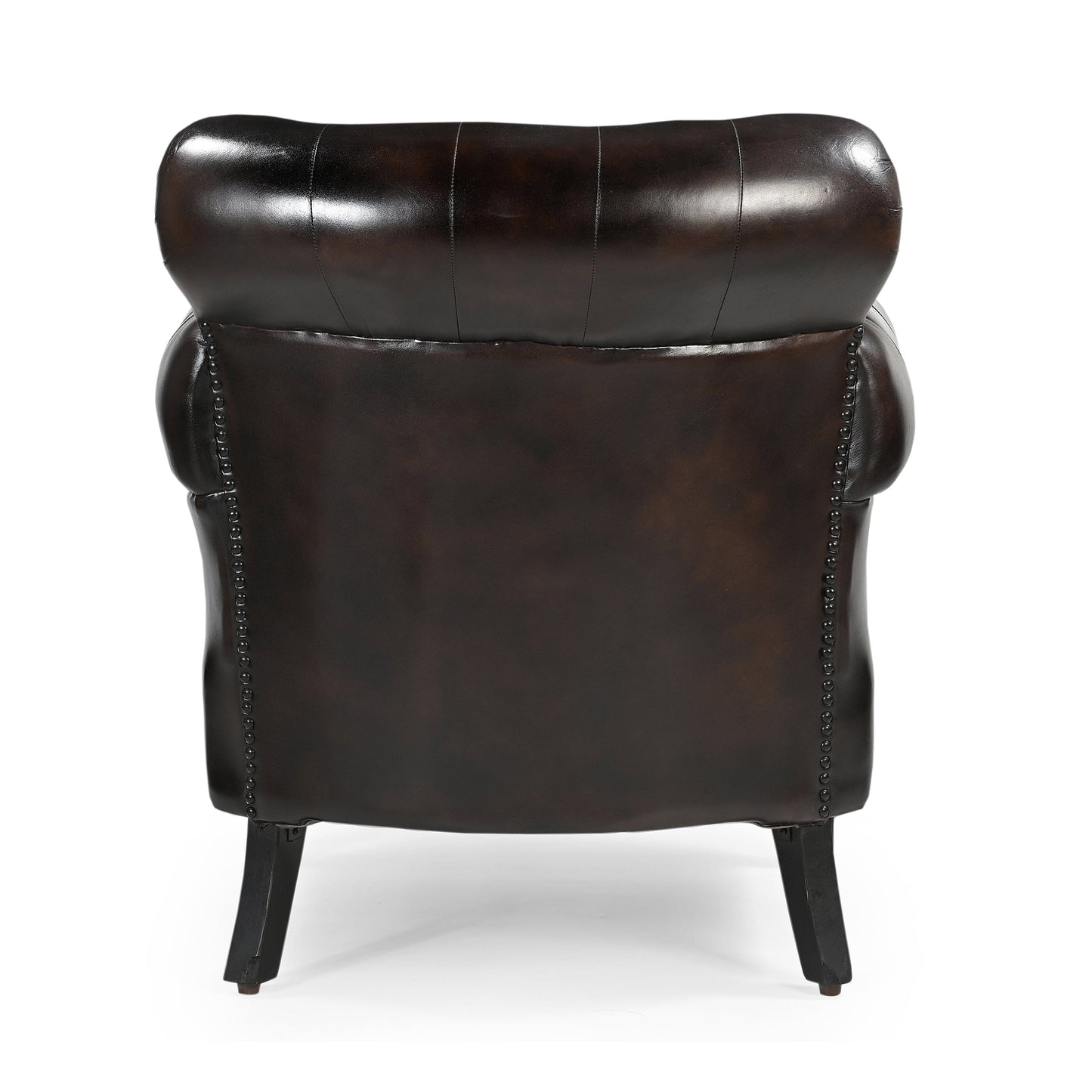 CHOCOLATE LEATHER ARMCHAIR Furniture > Sofas > Sofas & Sofa Beds