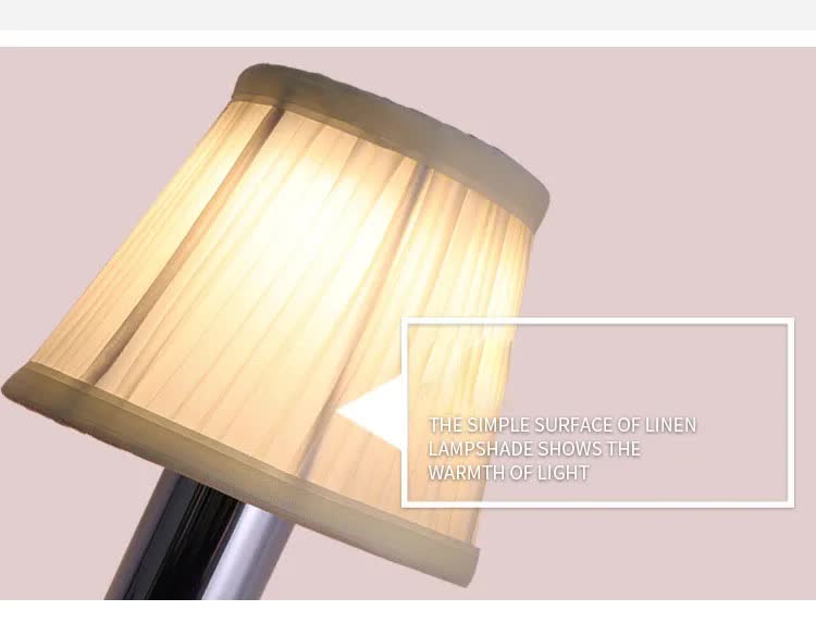 Silver Creative LED Rechargeable Table Lamp | 3 Adjustable Light Modes | Touch Control | USB Charging | Modern