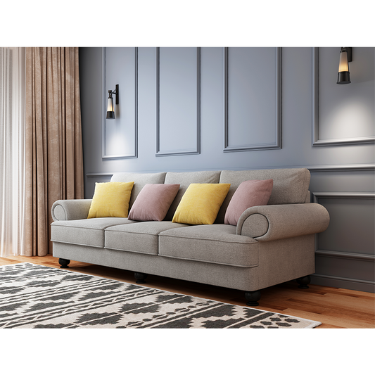 The Cloud Nine 3 Seater Sofa Grey Furniture > Sofas > Sofas & Sofa Beds