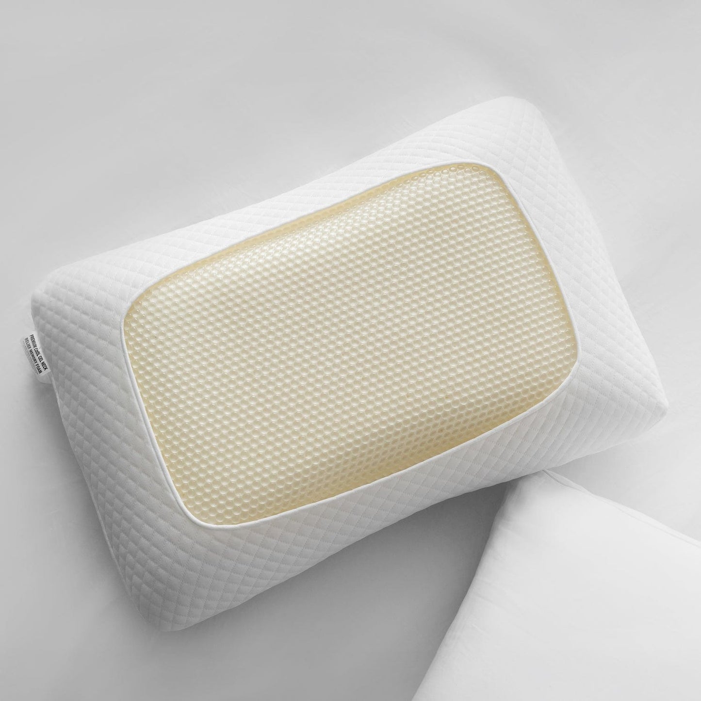 Premium Cool Gel Neck Relief Memory Foam Pillow - Home & Garden > Bedding > Pillows