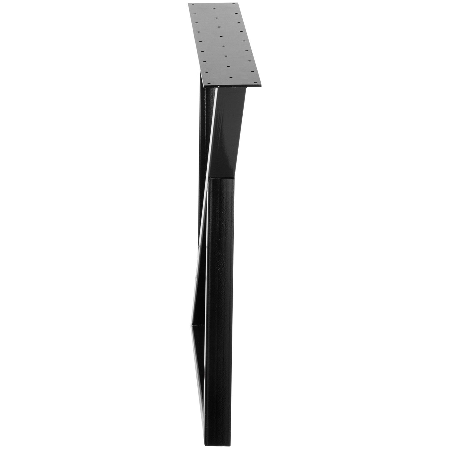 VEVOR Metal Table Legs Set of 2 Dining Table Legs Black Desk Legs 28 Height 20 Width Heavy Duty Bench Legs Zig Zag
