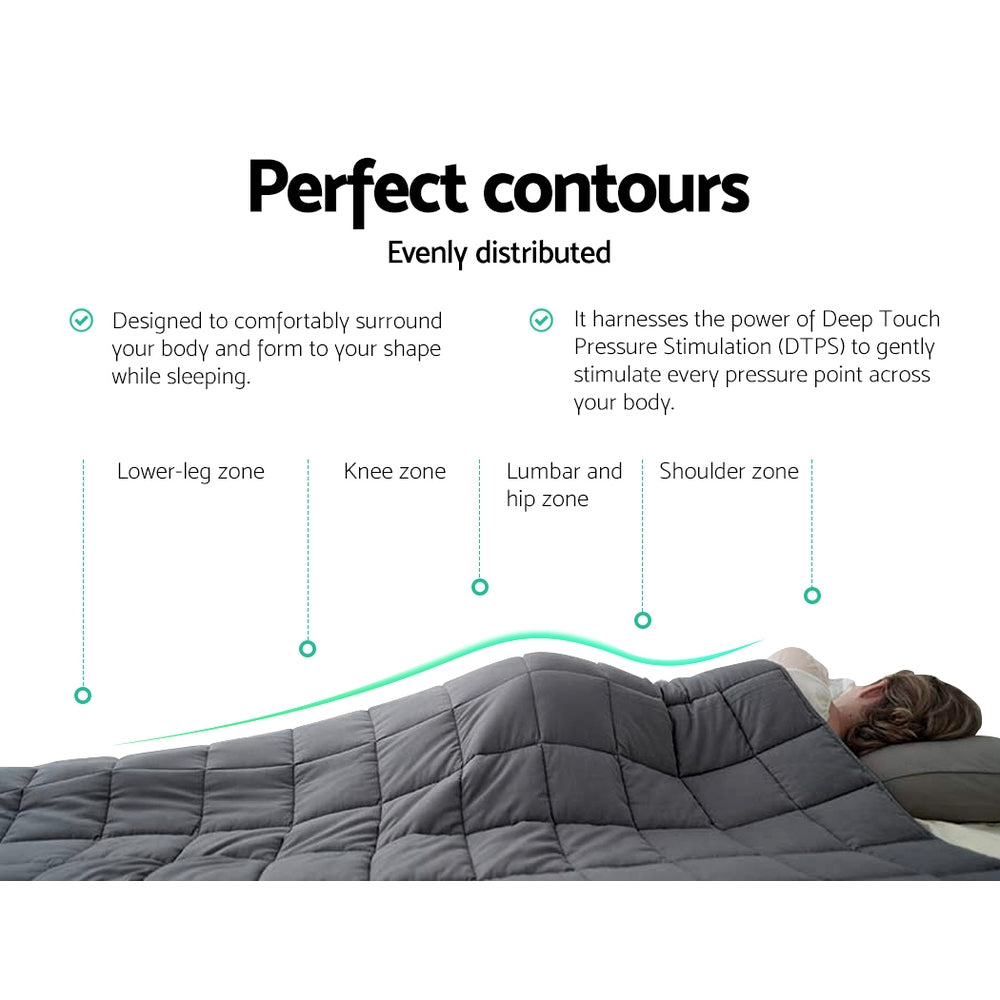 Giselle Weighted Blanket 11KG Adult - Home & Garden > Bedding > Blankets & Throws