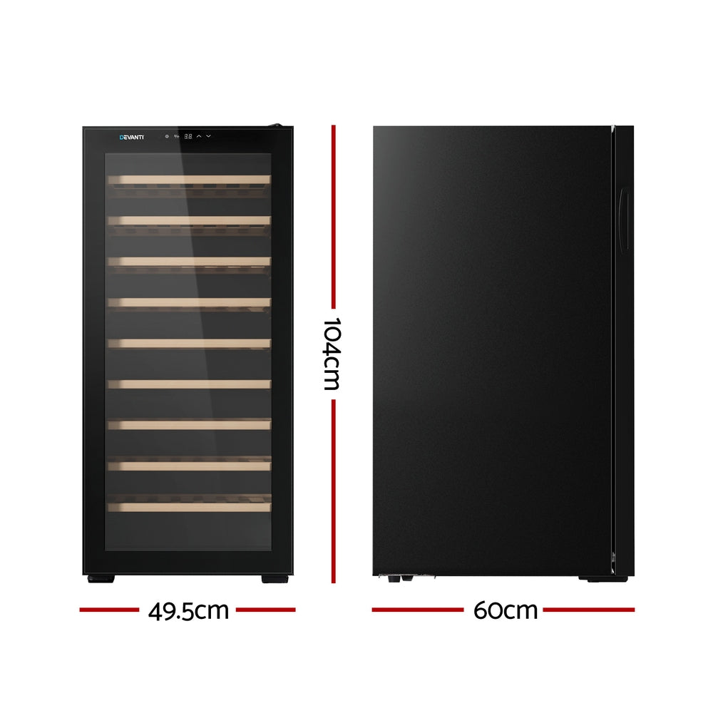 Devanti Wine Fridge Cooler 66 Bottles Appliances > Fridges & Freezers > Wine Fridges