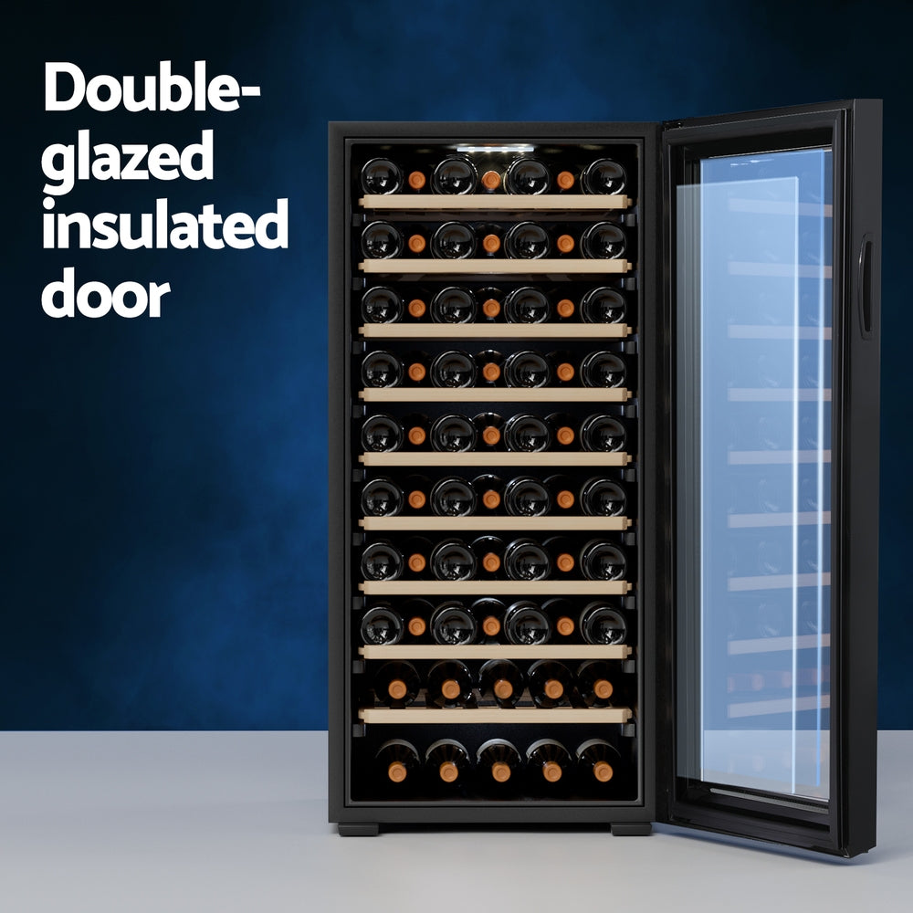 Devanti Wine Fridge Cooler 66 Bottles Appliances > Fridges & Freezers > Wine Fridges