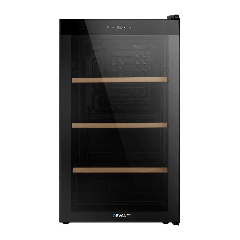 Devanti Wine Fridge Cooler 34 Bottles Appliances > Fridges & Freezers > Wine Fridges