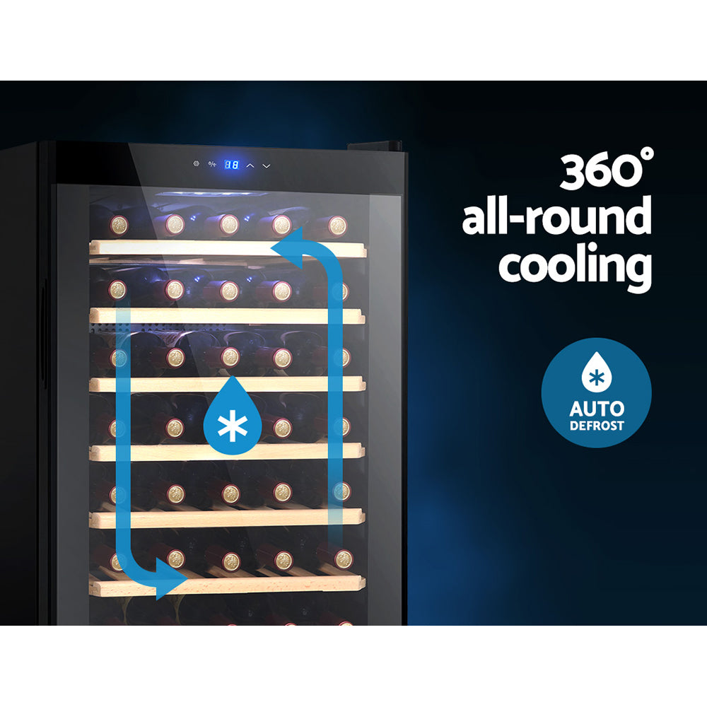 Devanti Wine Fridge Cooler 51 Bottles Appliances > Fridges & Freezers > Wine Fridges