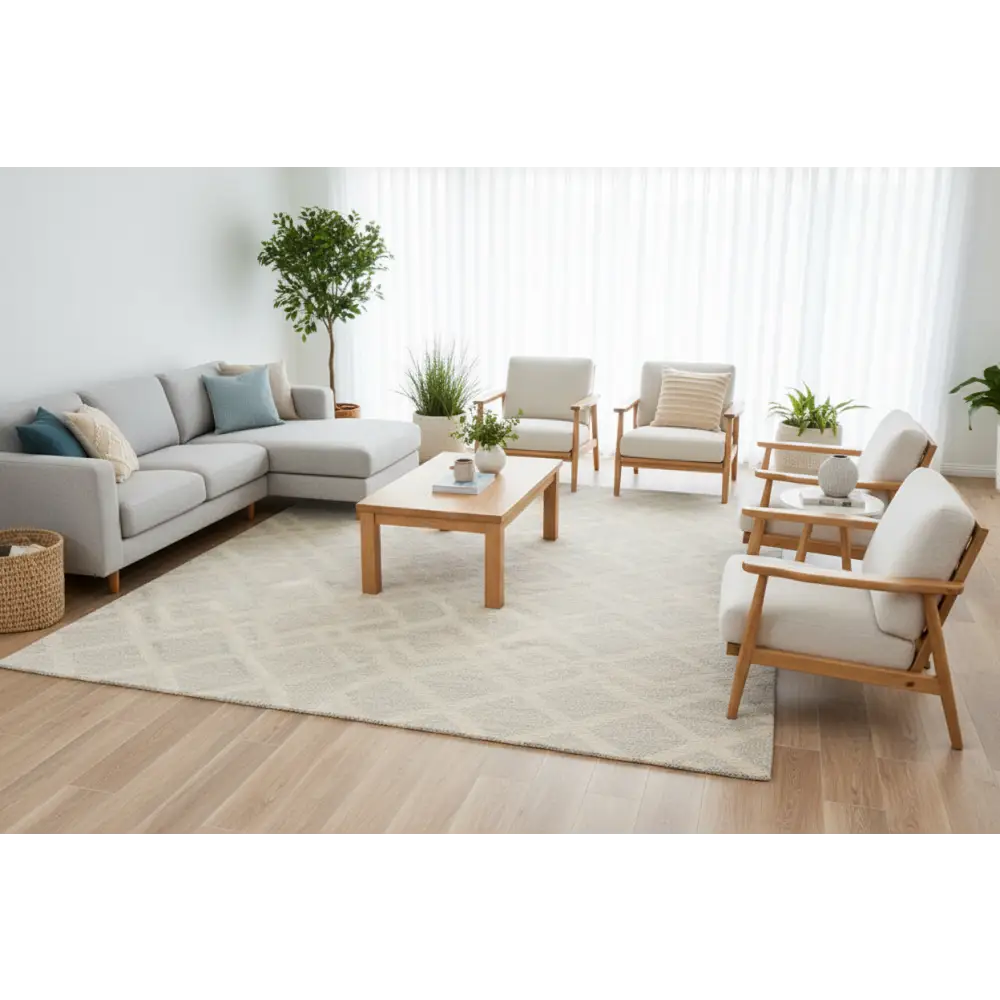Alpine 855 Pebble by Rug Culture - 340x240cm
