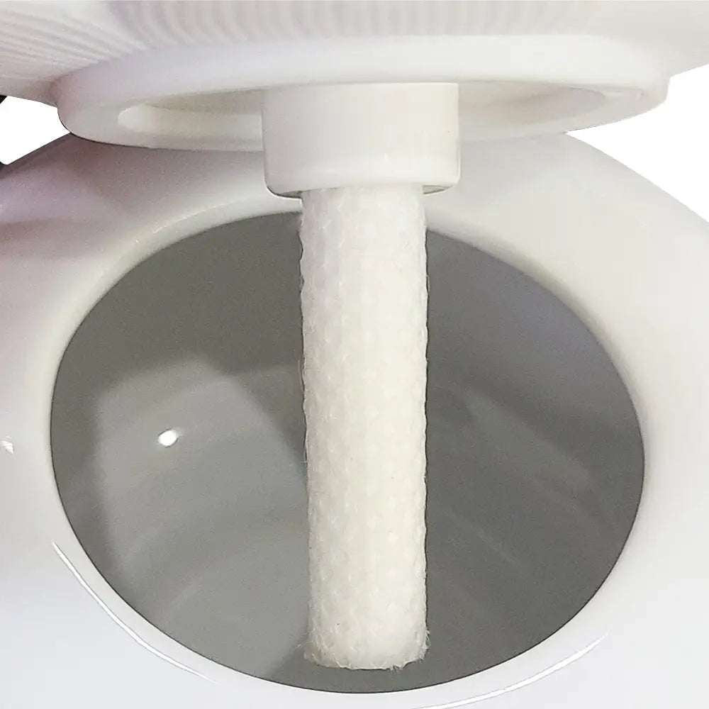 Aroma Diffuser Aromatherapy Lotus 200ml | White Plastic Toilet Brush Textured