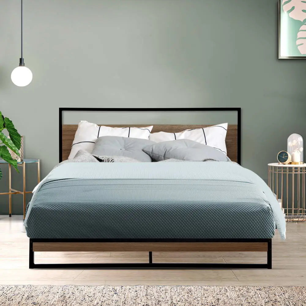 Bed Frame Double Size Metal Dane