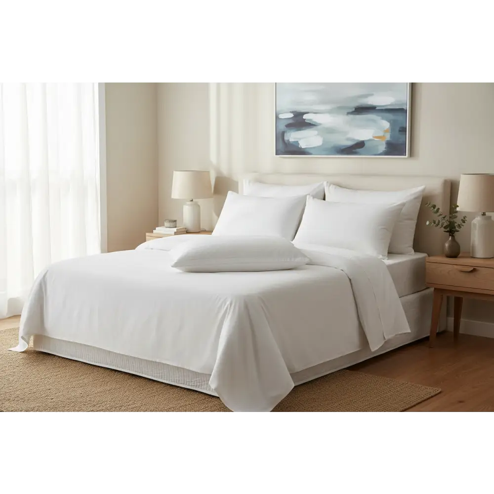 Bianca 850g Relax Right Pure Microfiber Low Profile Standard Pillow 49 x 72cm