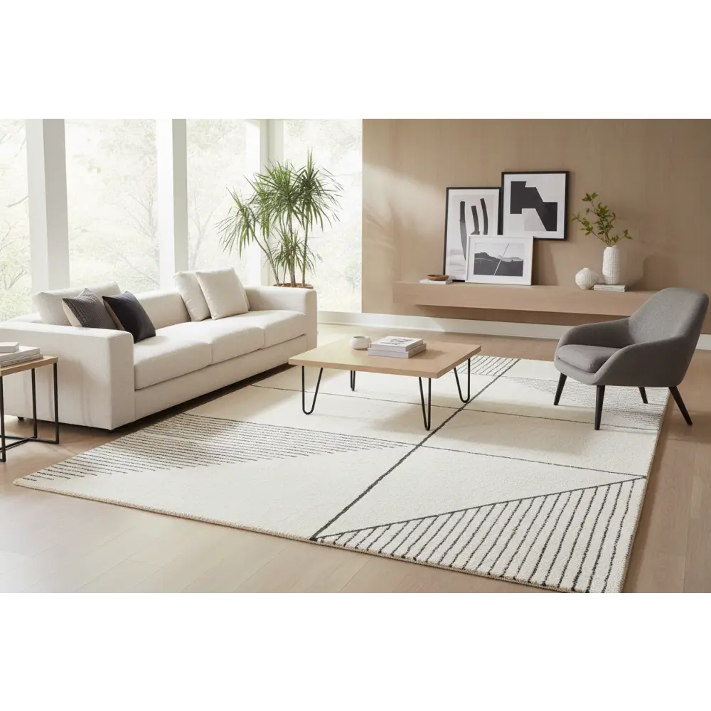 Broadway 935 Ivory by Rug Culture-290x200cm - Rectangle