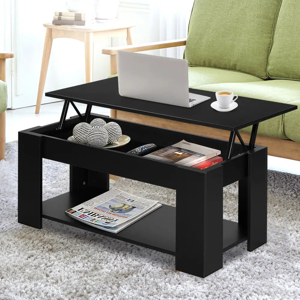 Coffee Table Lift-top Black