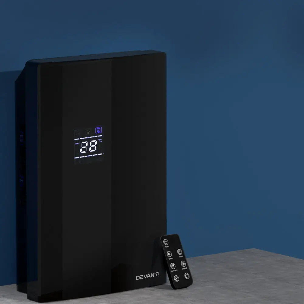 Dehumidifier 2l Air Purifier Black | Black Devanti Air Purifier Digital
