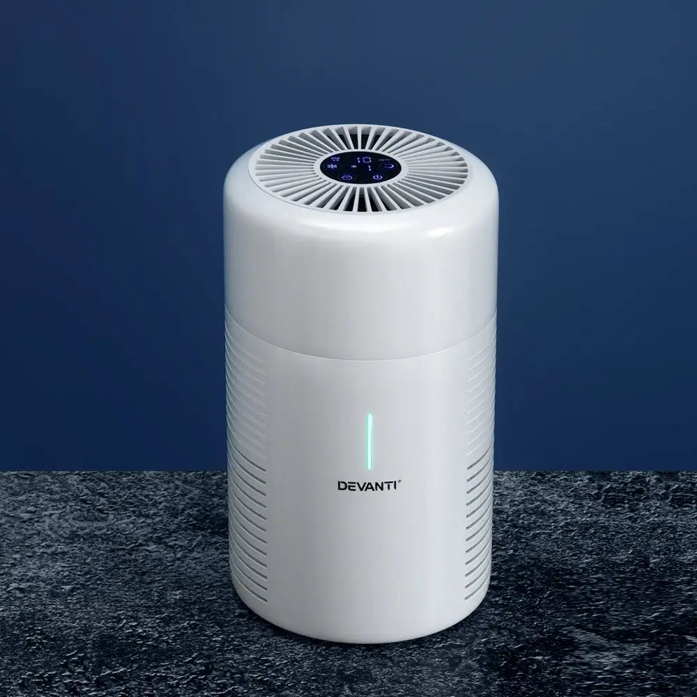 Devanti Air Purifier Hepa Filter Home Purifiers Dust Sensor Pm2.5 Remover