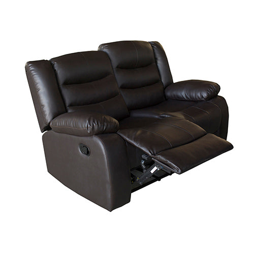 3 + 2 + 1 Seater Recliner Sofa In Faux Leather Lounge Couch in Black Furniture > Dining > Kitchen & Dining Chairs
