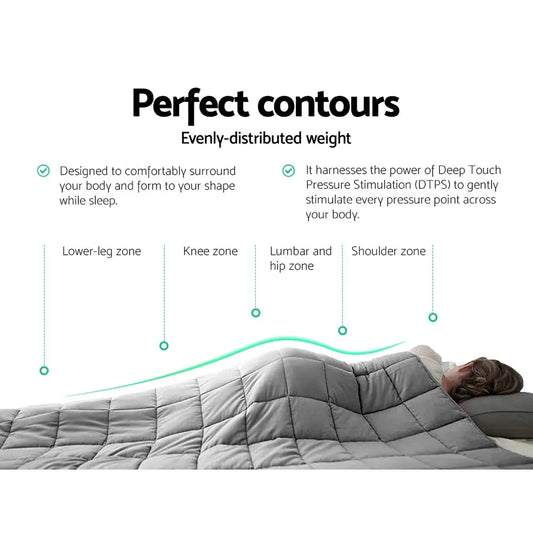 Giselle Weighted Blanket 7kg Deep Relax
