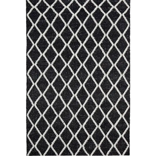Huxley Black Rug by Culture-320x230cm - Rectangle