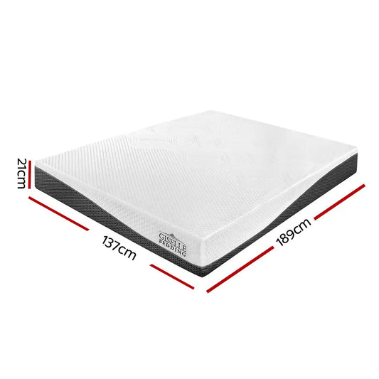 Memory Foam Mattress Bed Cool Gel Non Spring 21cm Double