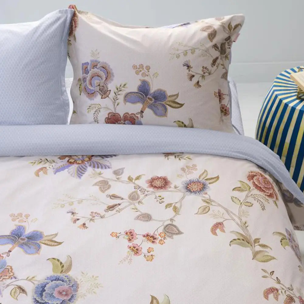 Pip Studio Cece Fiore White Cotton Quilt Cover Set King