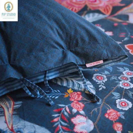 Pip Studio Tree of Life Dark Blue 100% Cotton Quilt Cover Set King