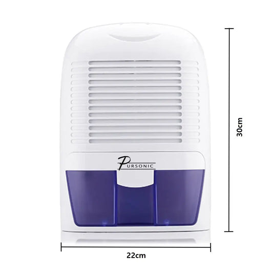 Pursonic 1500ml Clean Air Max Dehumidifier Portable Electric Office Home White