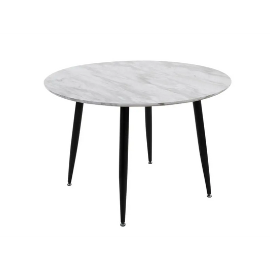 Round Mdf Marbling Dining Table