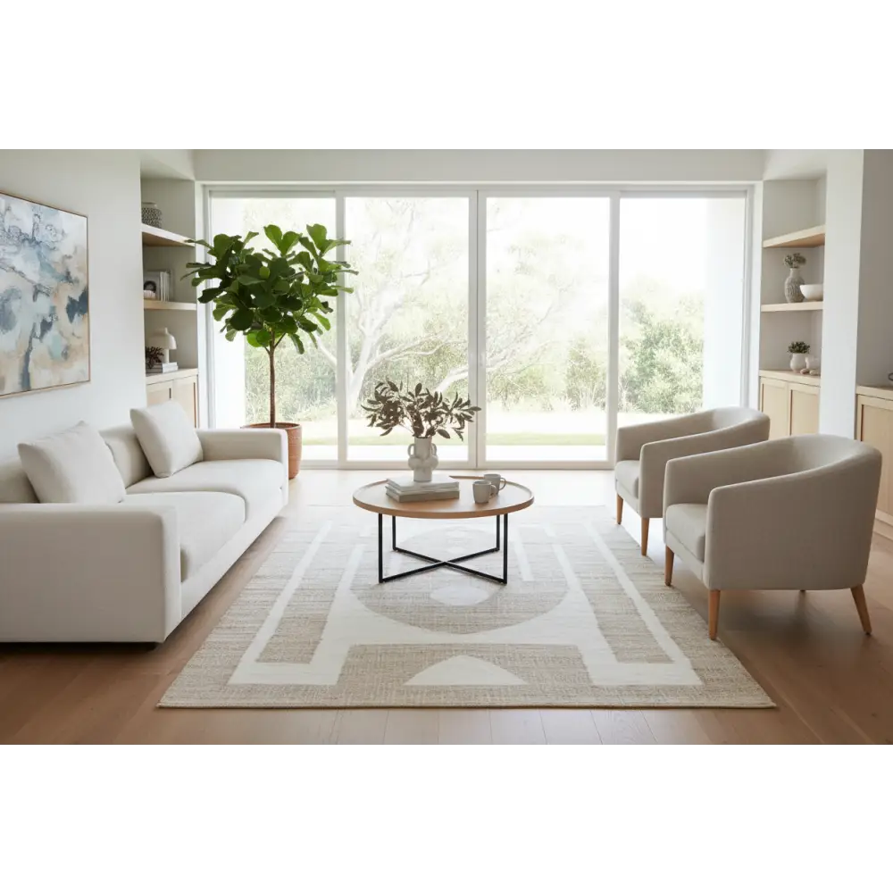 Sahara Zelda Natural Rugs by Rug Culture-280x190cm - Rectangle