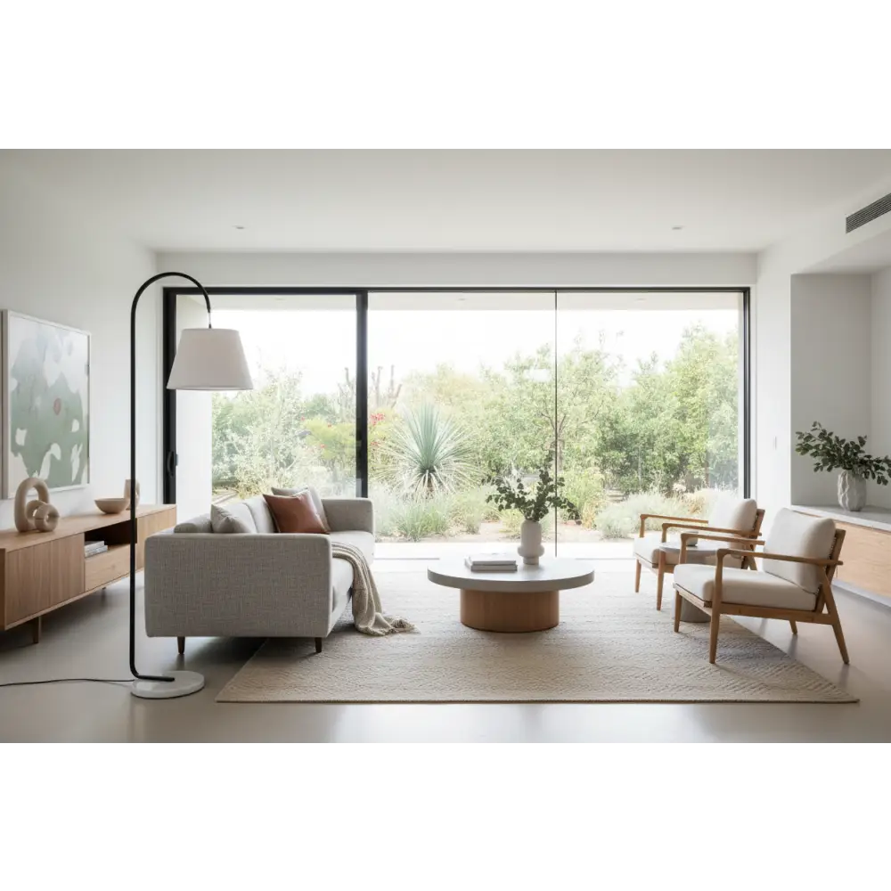 Thea Floor Lamp - White