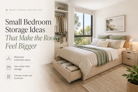 Small Bedroom Storage Ideas That Make the Room Feel Bigger article banner image