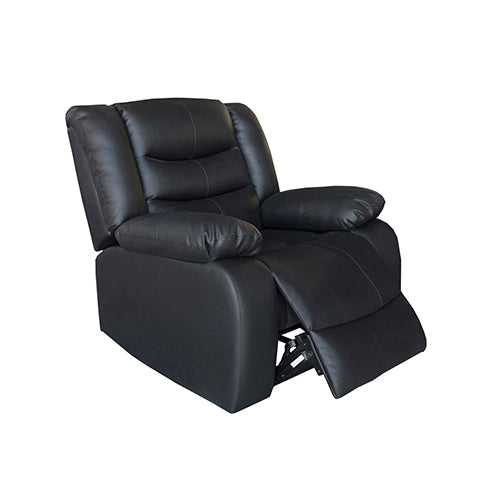 Fantasy Recliner Pu Leather 1R Black - Furniture > Bar Stools & Chairs > Massage Chairs