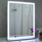 10x Magnification Mirror with Smart Touch Control and 3 Colors Dimmable Light for Bathroom Bedroom (71 x 57 Cm)