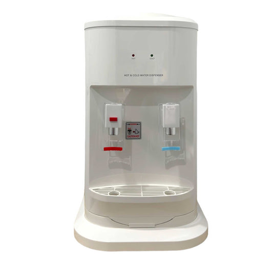 Hot and Cold Benchtop Water Cooler - White