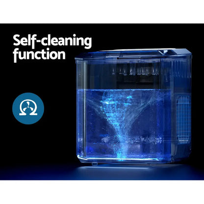 12kg Ice Maker Machine Portable Cube Tray Bar Countertop 2l Black