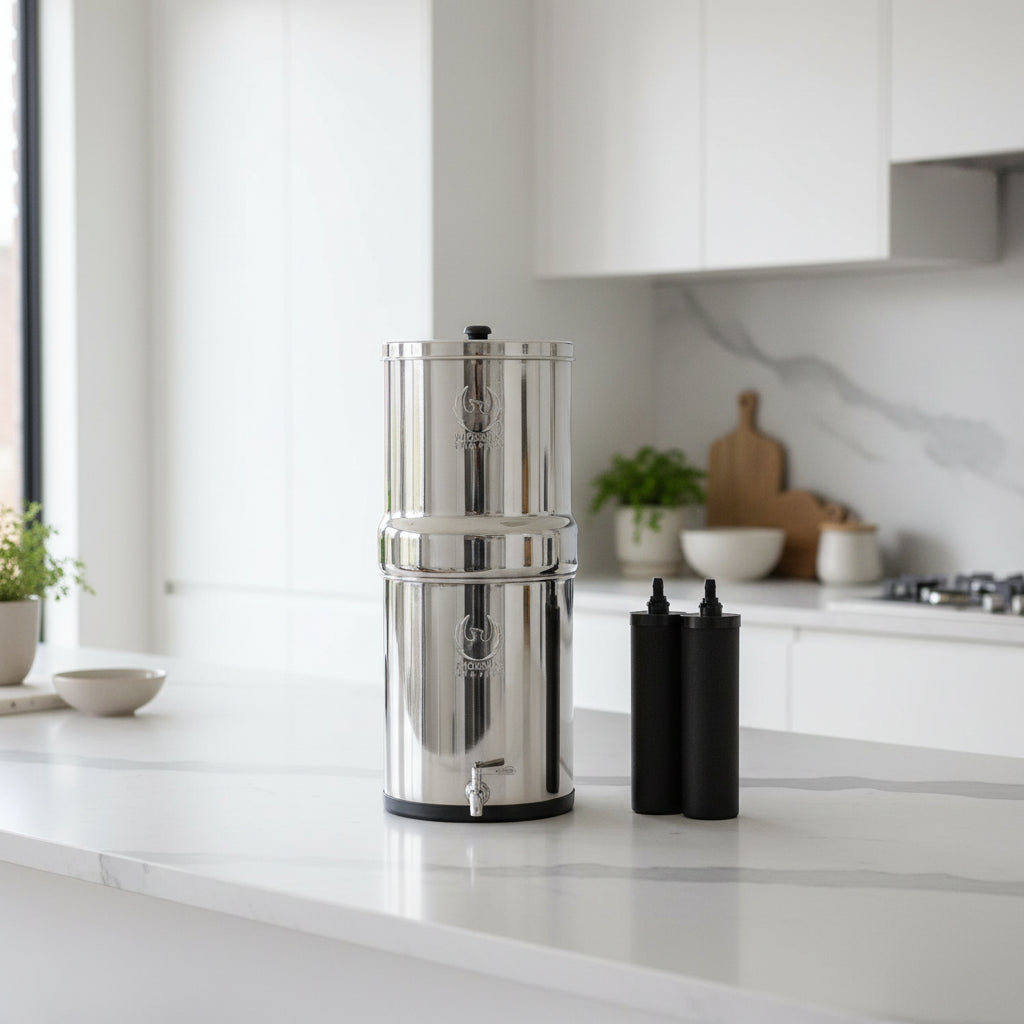 12l Premium Stainless Steel Gravity Water Filter with Tap (smart Carbon Filter)