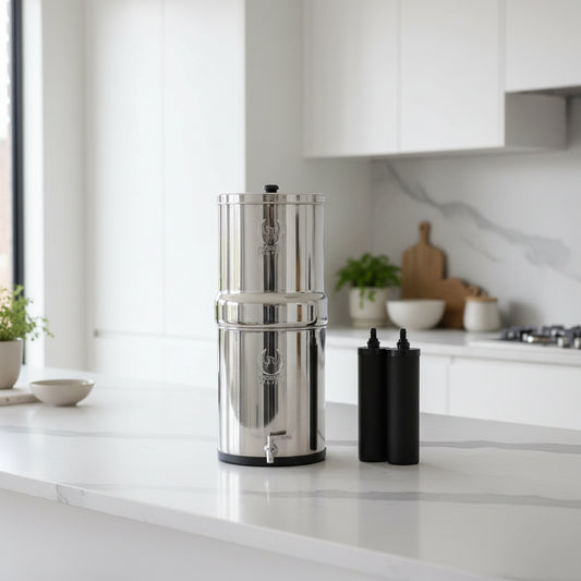12l Premium Stainless Steel Gravity Water Filter with Tap (smart Carbon Filter)