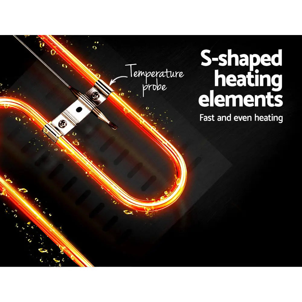 20l Electric Commercial Deep Fryer Double Baskets 4400w