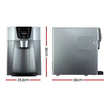 2l Portable Ice Cuber Maker & Water Dispenser - Silver