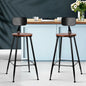 2x Bar Stools Vintage Metal Chairs