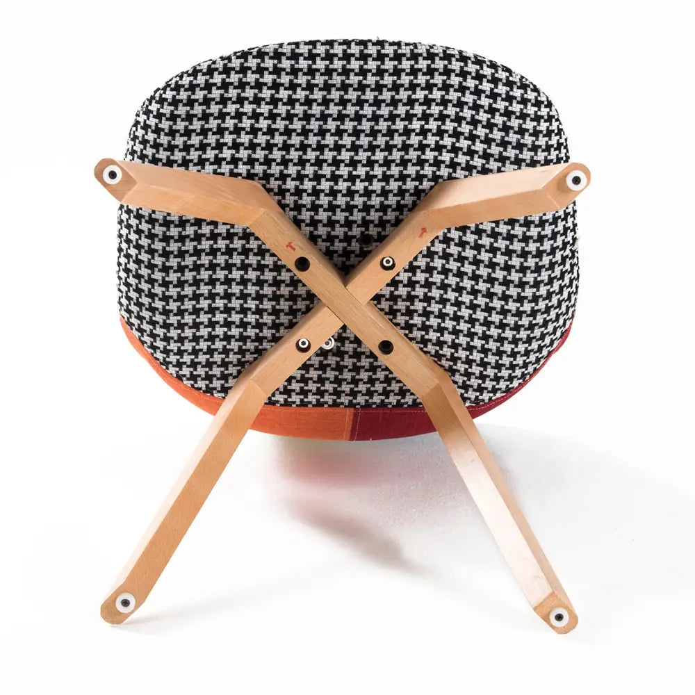 2x Retro Dining Cafe Chair Padded Seat Multi Colour