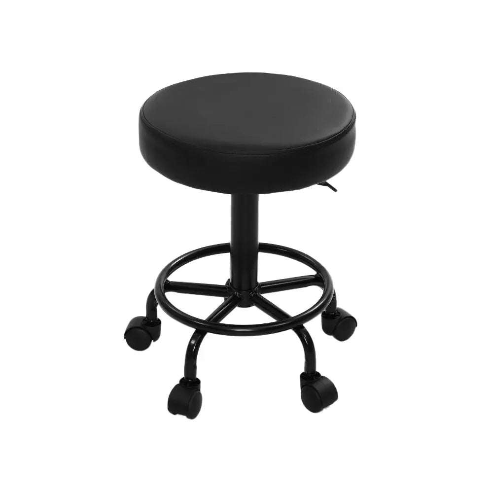 2x Salon Stool Round Swivel Chair
