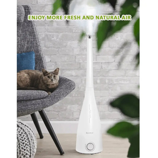 2x Sansai Air Humidifier Ultrasonic Cool Mist 3.3l White