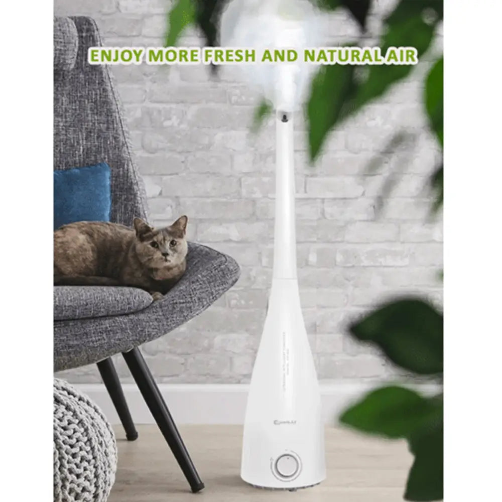 2x Sansai Air Humidifier Ultrasonic Cool Mist 3.3l White