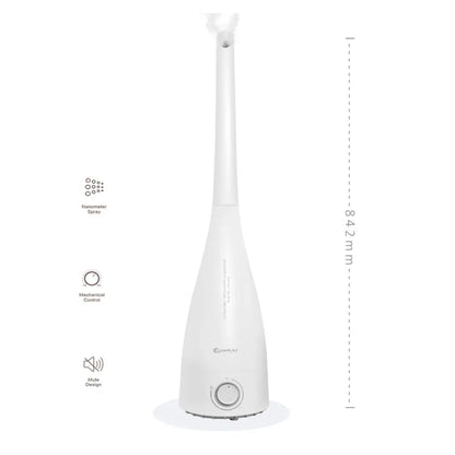 2x Sansai Air Humidifier Ultrasonic Cool Mist 3.3l White