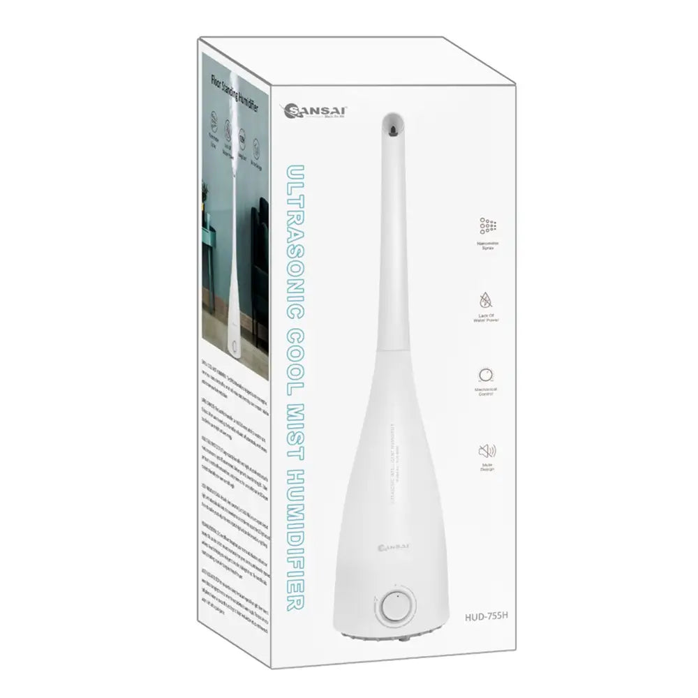 2x Sansai Air Humidifier Ultrasonic Cool Mist 3.3l White