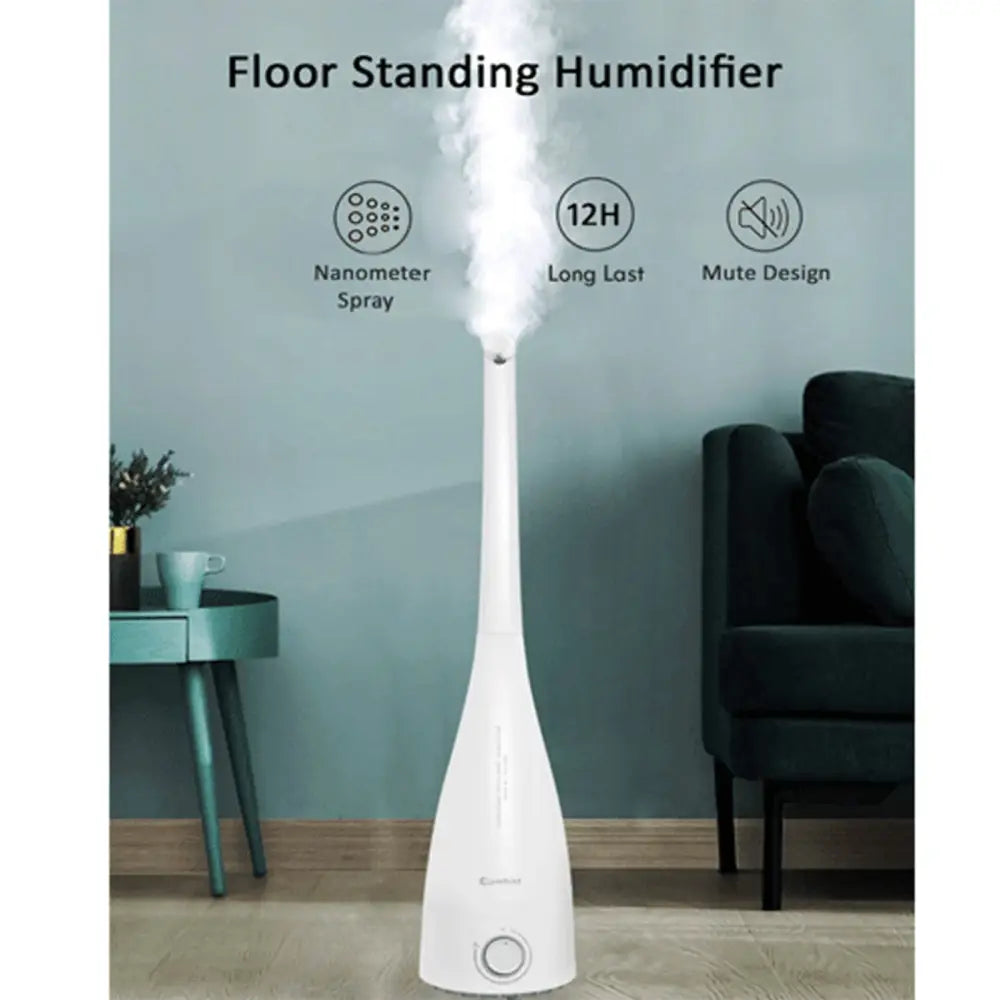 2x Sansai Air Humidifier Ultrasonic Cool Mist 3.3l White