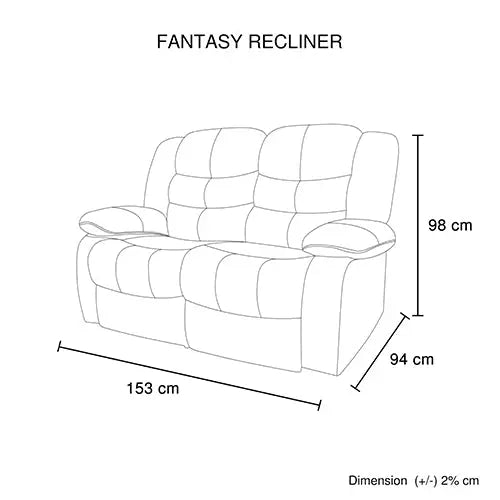 3 + 2 + 1 Seater Recliner Sofa in Faux Leather Lounge Couch in Black